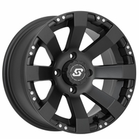 12x7 Sedona Spyder Satin Black Wheel - 4/156