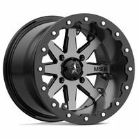 14x10 MSA M21 Lok Charcoal Tint Beadlock Wheel - 4/156