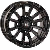 14x7 High Lifter HL21 Gloss Black Wheel - 4/156