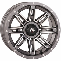 14x7 High Lifter HL22 Gun Metal Grey Wheel - 4/156