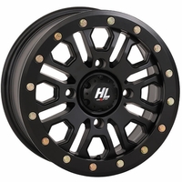 14x7 High Lifter HL23 Matte Black Beadlock Wheel - 4/156