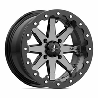 14x7 MSA M21 Lok Charcoal Tint Beadlock Wheel - 4/156