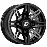 14x7 Sedona Rukus Satin Black and Gunmetal Wheel - 4/156
