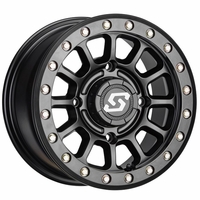 14x7 Sedona Sano Satin Black Beadlock Wheel - 4/156