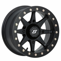 14x7 Sedona Storm Satin Black Beadlock Wheel - 4/156