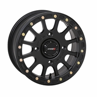 14x7 System 3 SB-5 Matte Black Beadlock Wheel - 4/156