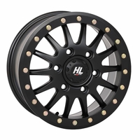 15x7 High Lifter HL24 Beadlock Matte Black Wheel - 5/4.5