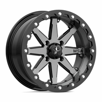 15x7 MSA M21 Lok Charcoal Tint Beadlock Wheel - 4/156