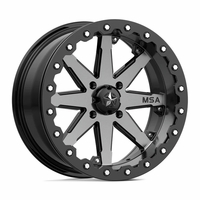 16x7 MSA M21 Lok Charcoal Tint Beadlock Wheel - 4/156