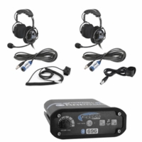 2 Person Intercom System with Over-The-Head Headset Kit by Rugged Radios