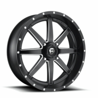 22x7 Fuel Maverick D538 Matte Black and Milled Wheel - 4/156
