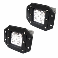 3 Inch 12 Watt Street Series LED Flush Mounted Lights (Sold in Pairs) by Race Sport Lighting