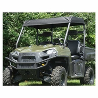 3 Star Black Soft Top - Full Size Polaris Ranger 570 (with round roll bars)
