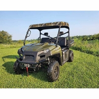 3 Star Camo Soft Top - Full Size Polaris Ranger 570 (with round roll bars)