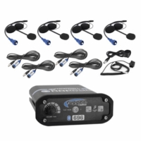 4 Person Intercom System with Helmet Kit by Rugged Radios