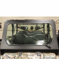 Bad Dawg Safety Glass Front Windshield w/ Wiper - 2010-14 Full Size Polaris Ranger XP 700, XP 800 and 2016-20 570
