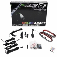 ColorAdapt Adaptive RGB LED Wheel Well Kit with Key Card RGB Remote
