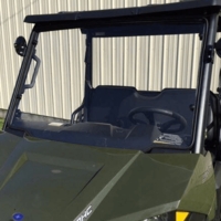 EMP D.O.T. Rated Hard Coated Full Front Windshield - 2015-21 Mid Size Polaris Ranger 500, 570, ETX, EV