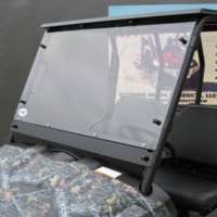 EMP Full Front Windshield w/ Quick Disconnect Clamps - 2010-14 Mid Size Polaris Ranger 400, 500, 570, 800, EV