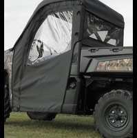 3 Star Black Soft Full Doors and Rear Window - 2013-24 Full Size Polaris Ranger w/ Pro-Fit Cage