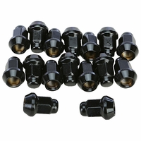ITP Black 3/8 Inch Tapered Lug Nuts, Box of 16