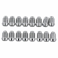 ITP Chrome 3/8 Inch Tapered Lug Nuts, Box of 16