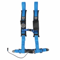 Pro Armor 2 Inch Wide Driver Side Auto-Style Harness - Blue
