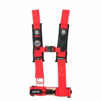 Pro Armor 3 Inch Wide Harness - Red