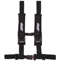 PRP 2 Inch, 4 Point Seat Harness w/ Auto Latch - Black