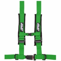 PRP 2 Inch, 4 Point Seat Harness w/ Auto Latch - Green