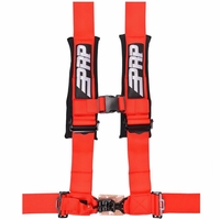 PRP 3 Inch, 4 Point Seat Harness - Red