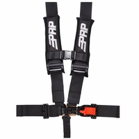 PRP 3 Inch, SFI Approved 5 Point Seat Harness - Black