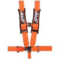 PRP 3 Inch, SFI Approved 5 Point Seat Harness - Orange