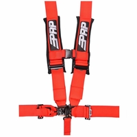 PRP 3 Inch, SFI Approved 5 Point Seat Harness - Red