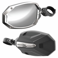Seizmik Photon Side View Sport Mirrors w/ 1.75 Inch Clamp (Sold in Pairs)