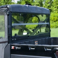 Seizmik Rear Folding Windshield - 2013-23 Full Size Polaris Ranger w/ Pro-Fit Cage