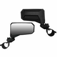 Spike Re-Flex Adjustable Side Mirror w/ 1.75 Inch Clamp