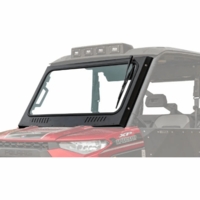 Super ATV D.O.T. Approved Glass Front Windshield w/ Wiper - 2013-22 Full Size Polaris Ranger w/ Pro-Fit Cage