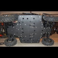 Trail Armor UHMW Fulls Plate w/ Nerf Sliders - 2013-19 Full Size Polaris Ranger w/ Pro-Fit Cage