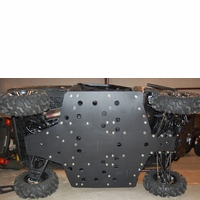 Trail Armor UHMW Fulls Plate w/ Nerf Sliders - 2013-19 Full Size Polaris Ranger w/ Pro-Fit Cage